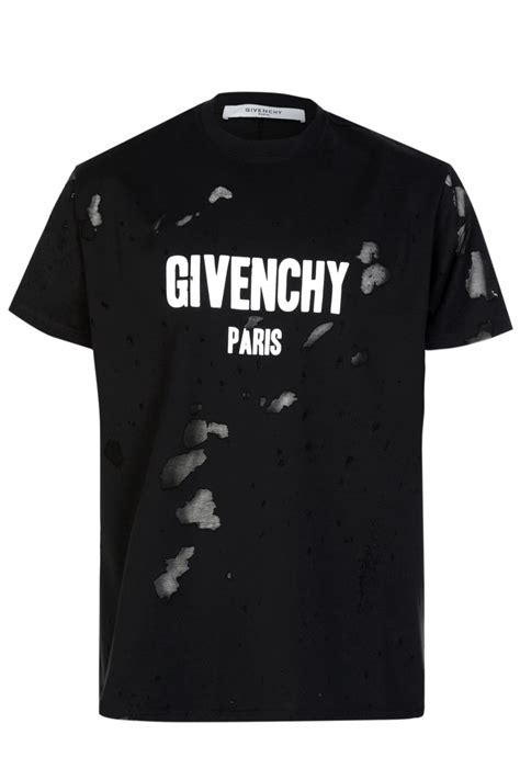 givenchy distressed tee